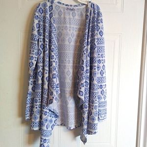 Dex Girls Waterfall Cardigan Size L